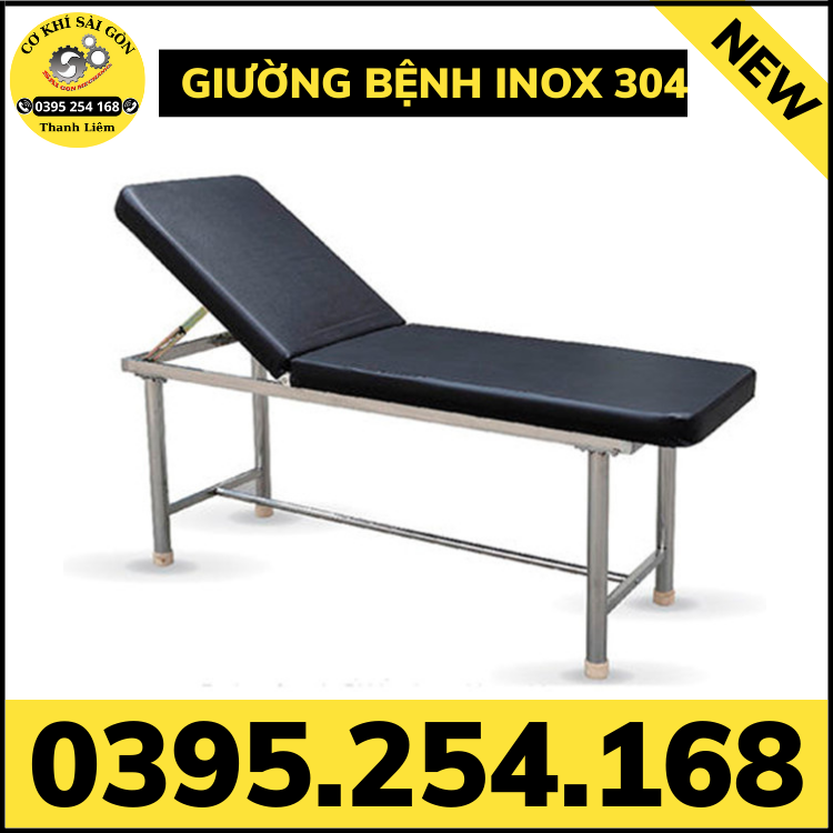 Giường bệnh Inox 304 bền đẹp và đa dạng nhiều mẫu mã khác nhau