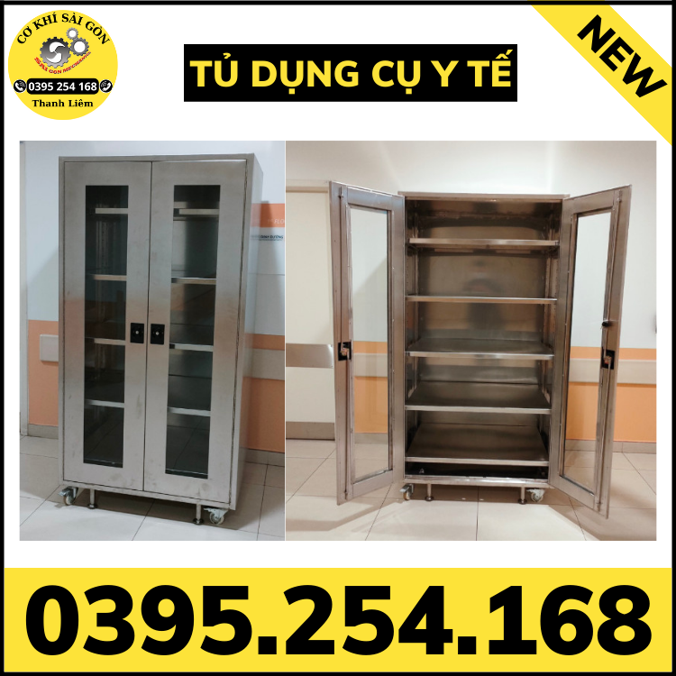 Tủ thuốc y tế và tủ đựng dụng cụ vật tư y tế