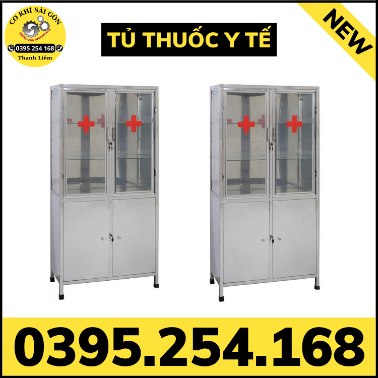 Tủ thuốc y tế và tủ đựng dụng cụ vật tư y tế