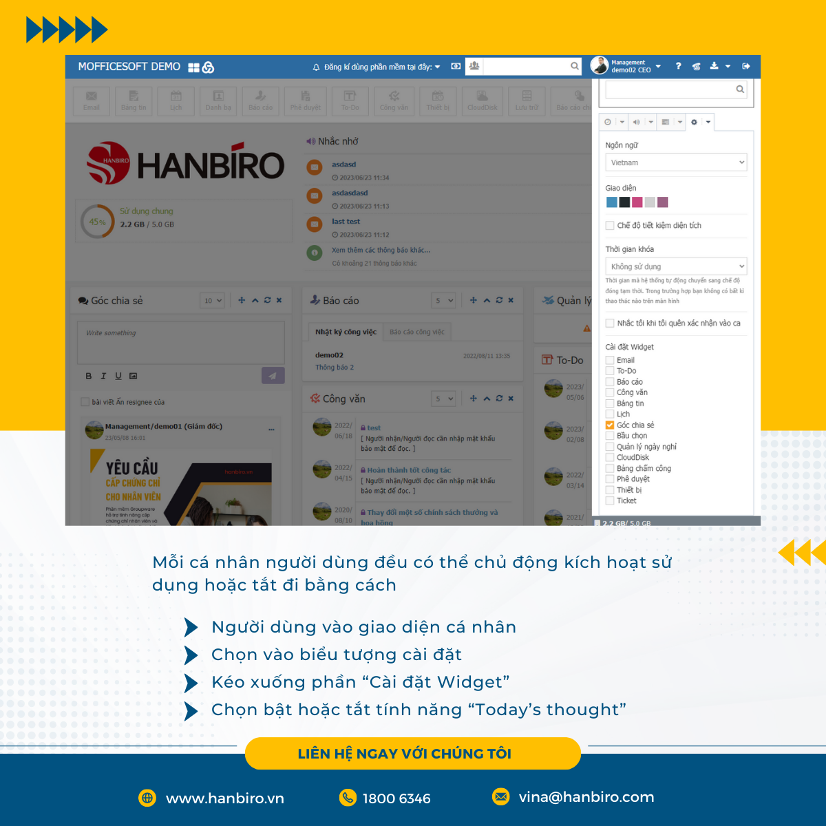 Todays Thought-Mạng xã hội giao tiếp thu nhỏ trong Groupware