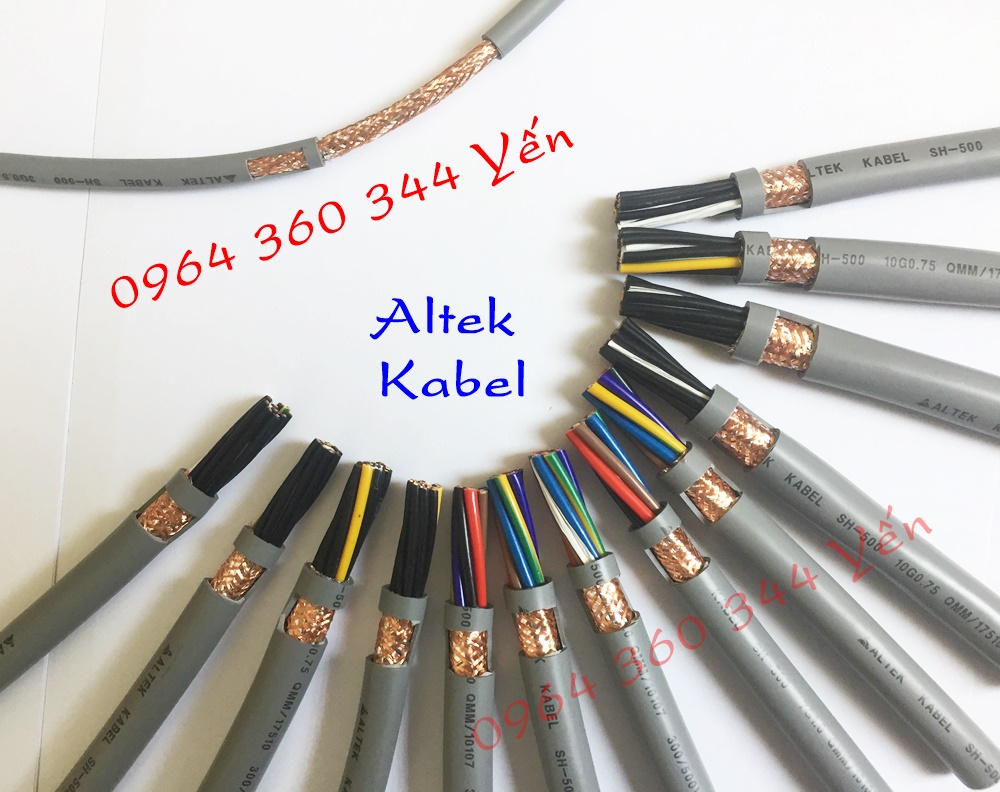 Dây cáp điều khiển, dây cáp tín hiệu bọc lưới chống nhiễu