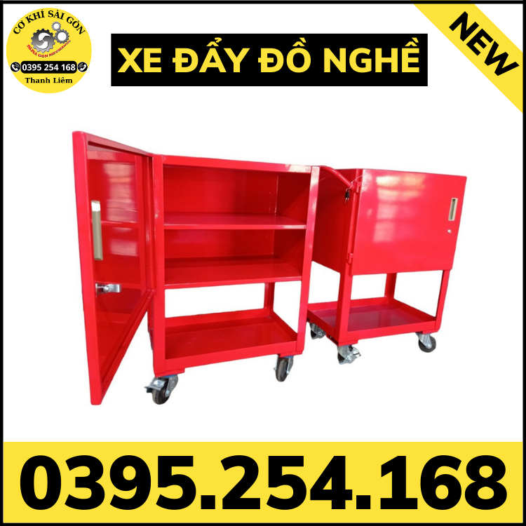 Xe đẩy dụng cụ đồ nghề bằng sắt sơn tĩnh điện