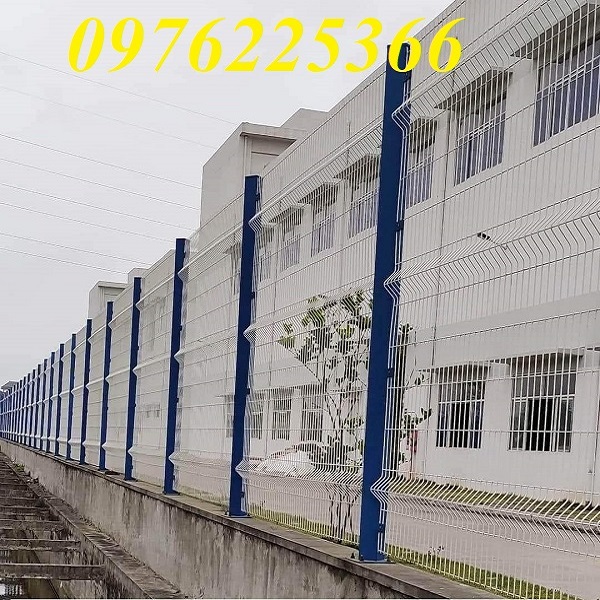 Hàng rào lưới thép chắn sóng,hàng rào gập tam giác hai đầu