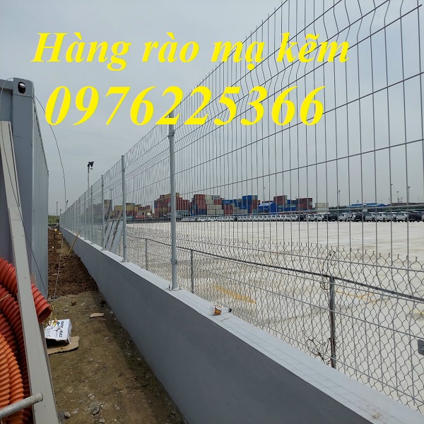 Hàng rào lưới thép chắn sóng,hàng rào gập tam giác hai đầu