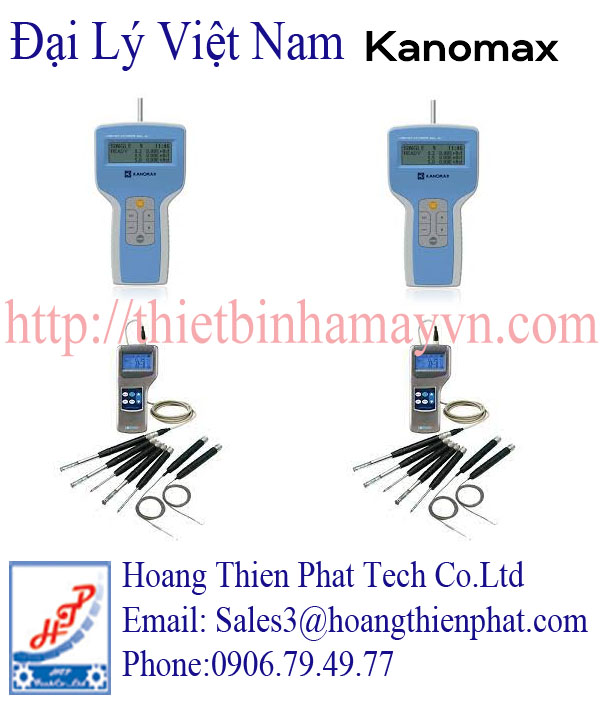 Đại lý bộ truyền tốc độ không khí Kanomax Việt Nam