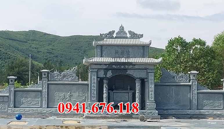 Mẫu 734 miếu thờ đá sơn thần linh thiên địa ngoài trời - khóm trang