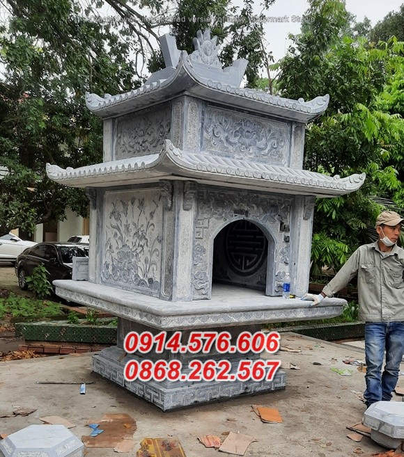 Mẫu 603 am thờ đá đẹp bán tiền giang - để tro cốt thờ ông thiên địa