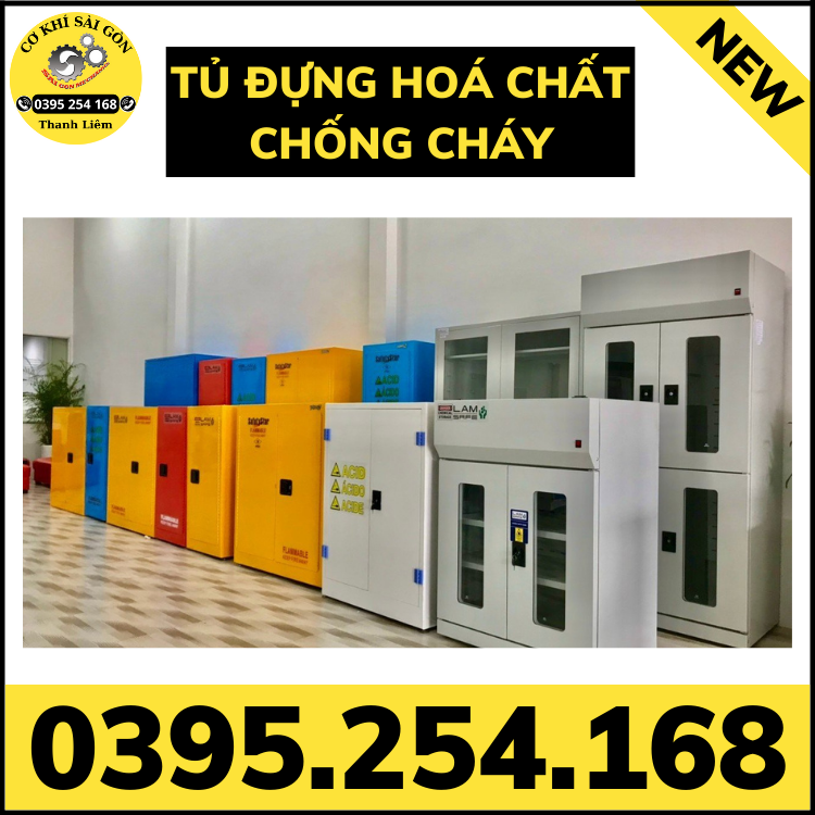 Tủ đựng hoá chất chống cháy sử dụng trong công nghiệp