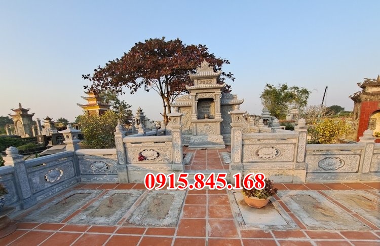 Mẫu 016 khu lăng mộ đá bán chạy - nghĩa trang nhà mồ gia tiên ông bà