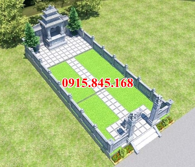 Mẫu 54 lăng mộ đá bán lạng sơn - khu nghĩa trang gia đình ông bà bố me
