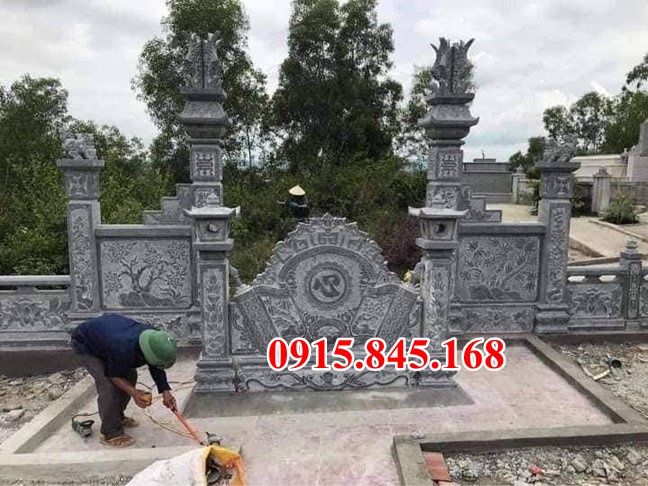 Mẫu 54 lăng mộ đá bán lạng sơn - khu nghĩa trang gia đình ông bà bố me