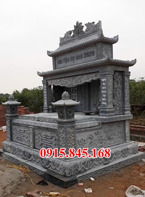 Mẫu 54 lăng mộ đá bán lạng sơn - khu nghĩa trang gia đình ông bà bố me