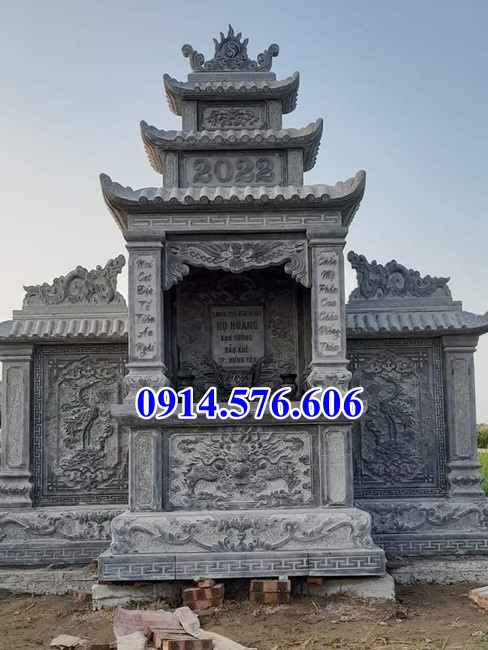 mẫu 007 củng thờ đá đẹp bán - am cây hương kỳ đài thờ chung lăng mộ