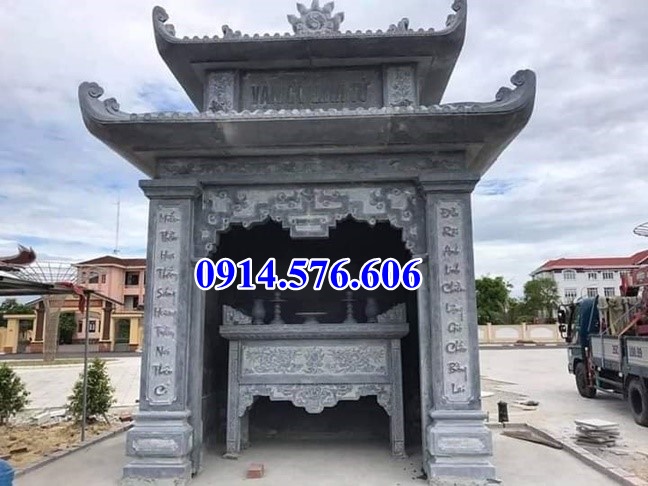 mẫu 007 củng thờ đá đẹp bán - am cây hương kỳ đài thờ chung lăng mộ