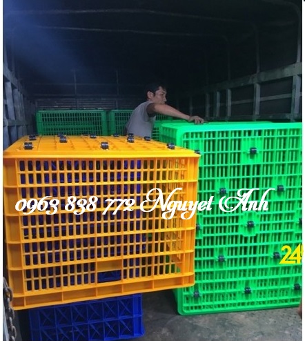 Sóng nhựa 26 bánh xe đễi chuyển đựng hàng hóa.0963838772