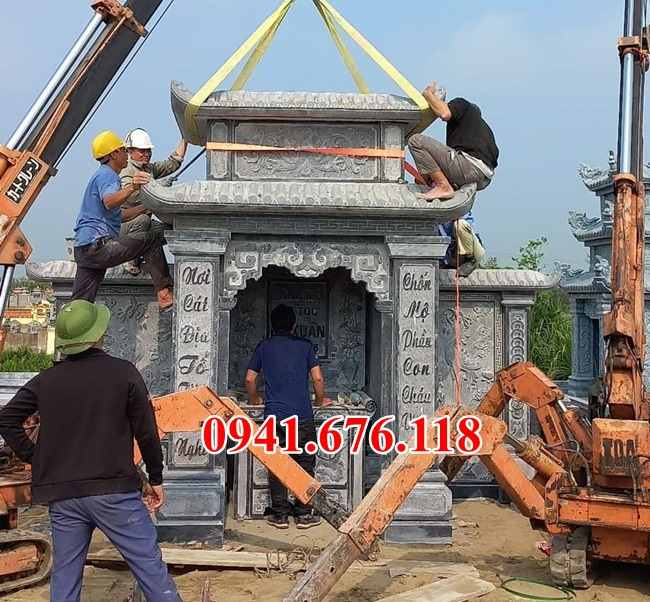 Mẫu 649 miếu thờ thần linh đá đẹp bán hải dương - ông thiên địa