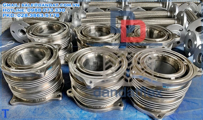 Khớp nối mềm vi sinh, khớp nối mềm rắc co ren,khớp nối mềm thủy lực