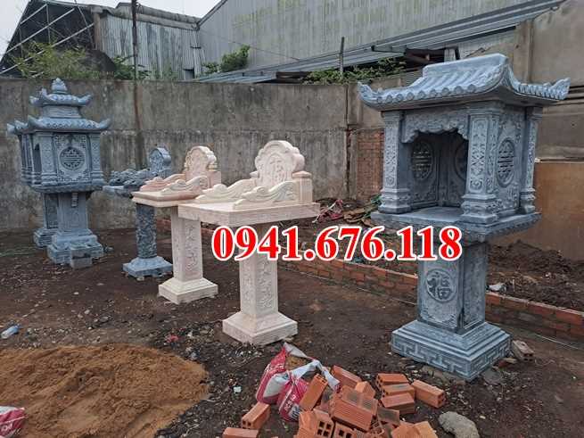 Mẫu 042 miếu thờ đá bán nam định - thần linh ông công địa ngoài trời