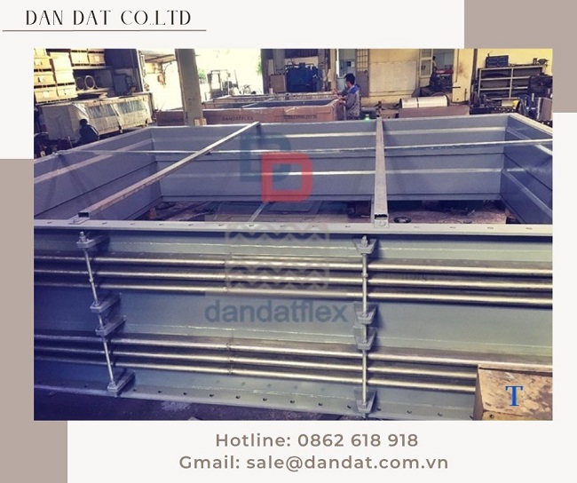 Khớp nối mềm cho máy phát điện, khớp nối mềm inox chịu nhiệt