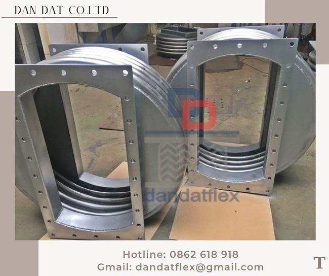 Khớp nối mềm cho máy phát điện, khớp nối mềm inox chịu nhiệt