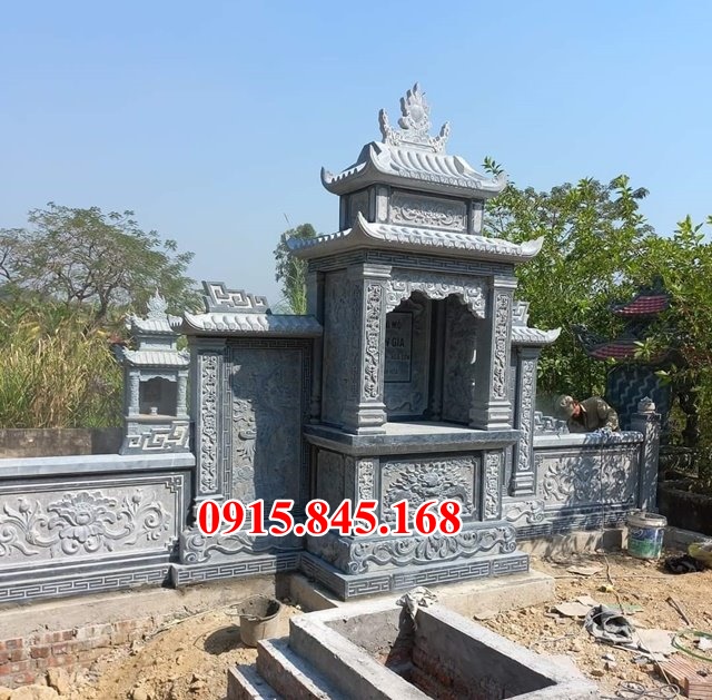 Mẫu 080 lăng mộ đá đẹp bán quảng ninh - nghĩa trang ông bà bố mẹ