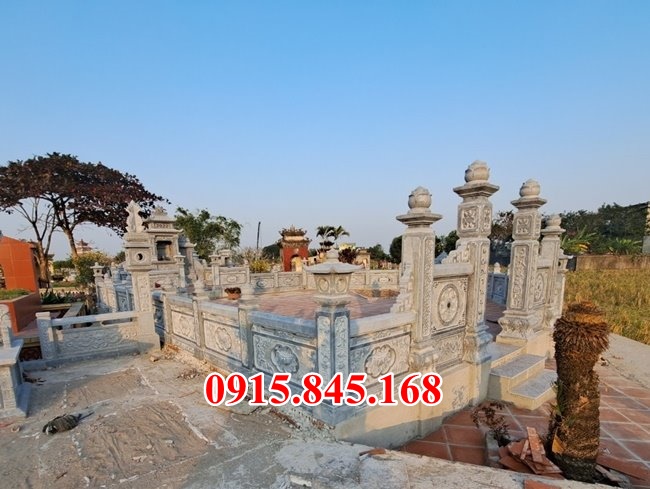 009 Mẫu lăng mộ đá bán thái bình - khu nghĩa trang gia đình ông bà