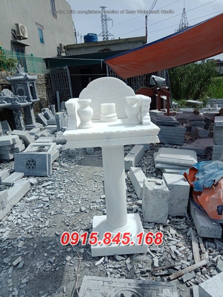 Mẫu 012+ ban bàn thờ đá bán hà nội - cây hương nghĩa trang - củng thờ