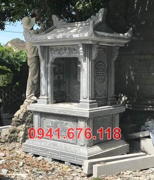 Mẫu 310 am thờ đá đẹp bán tp hồ chí minh - miếu khóm trang hương án