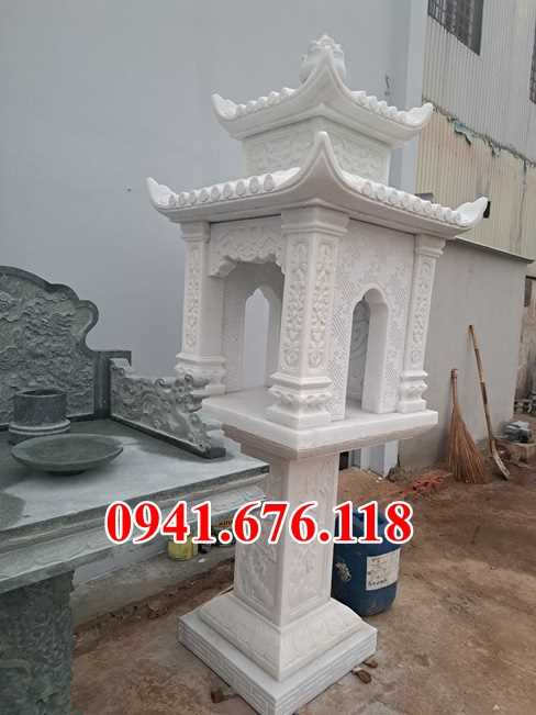 Mẫu 045 cây hương đá trắng bán bình dương - làm am miếu trang khóm thờ