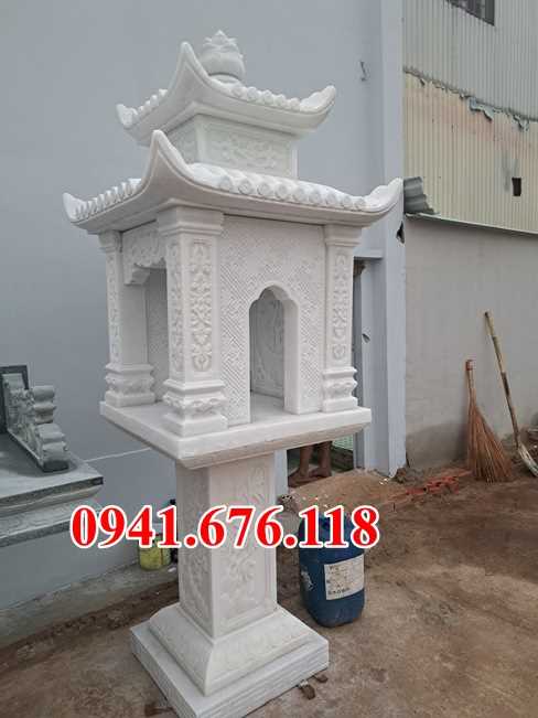 Mẫu 045 cây hương đá trắng bán bình dương - làm am miếu trang khóm thờ