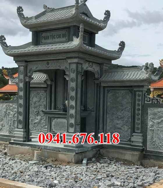 Miếu thờ bằng đá - miếu sơn thần linh bán phú thọ - cây hương am lầu