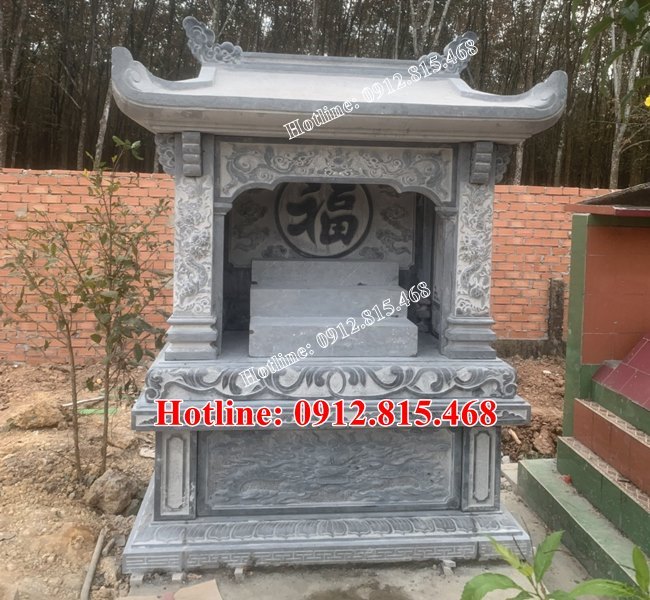 Xây nhà để tro cốt bằng đá tại Long An - 62 Mẫu nhà để tro cốt đẹp