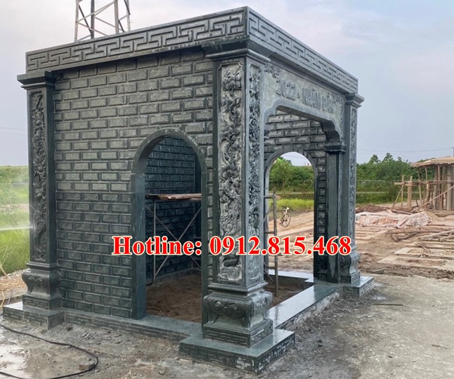 Xây nhà để tro cốt bằng đá tại Long An - 62 Mẫu nhà để tro cốt đẹp