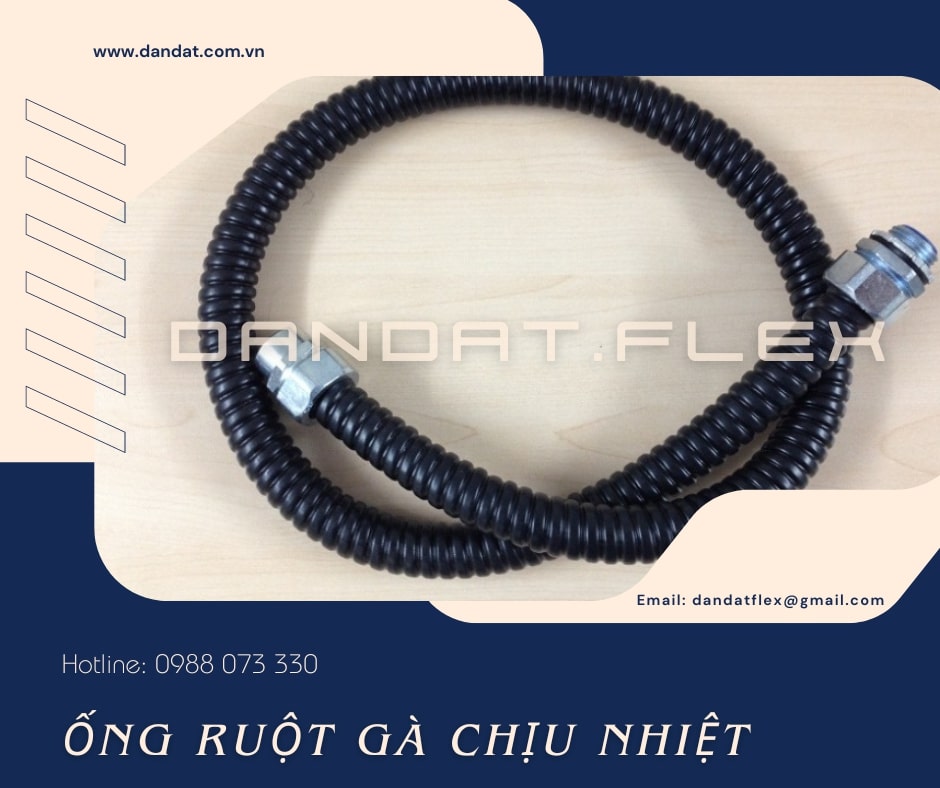 ỐNG RUỘT GÀ BỌC LƯỚI - ỐNG RUỘT GÀ INOX 304 - ỐNG RUỘT GÀ LÕI THÉP