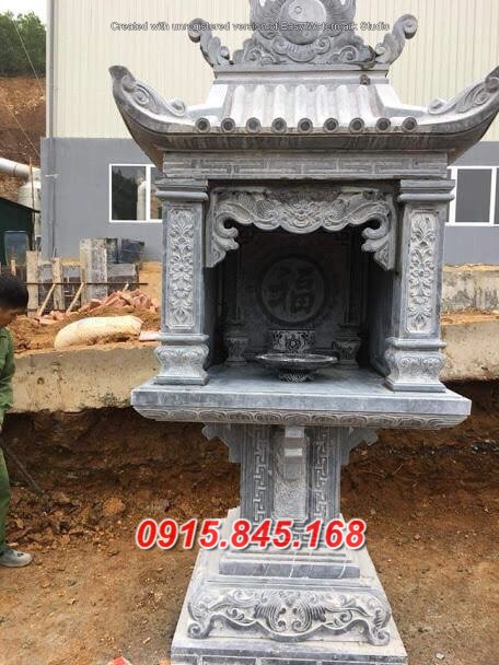 Cây hương thờ đá đẹp + am miếu thờ bán cà mau + bàn thờ thiên địa linh