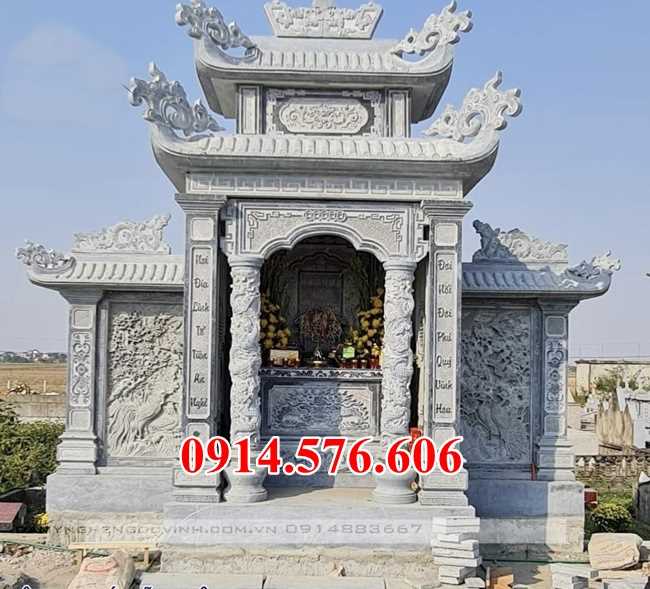 Mẫu am thờ đá để tro cốt + nhà mồ ông bà bố mẹ bán trà vinh + phu thê