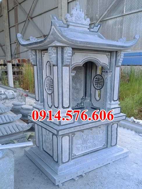 Mẫu 2041 am thờ đá tro cốt + nhà mồ song thân sóc trăng + mả phu thê