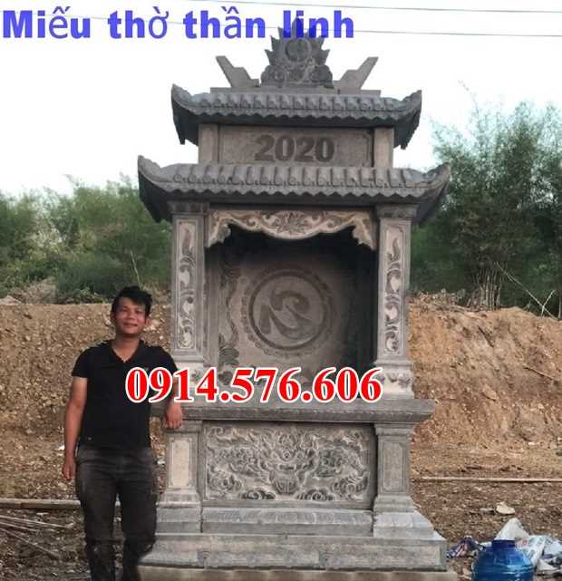 Mẫu 2041 am thờ đá tro cốt + nhà mồ song thân sóc trăng + mả phu thê