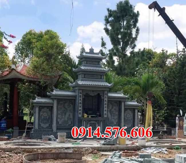 405 am thờ đá để tro cốt + nhà mồ song thân phu thê bán long an