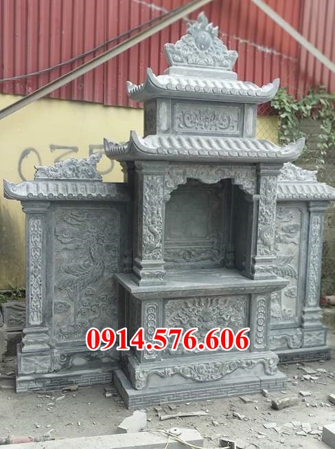 405 am thờ đá để tro cốt + nhà mồ song thân phu thê bán long an
