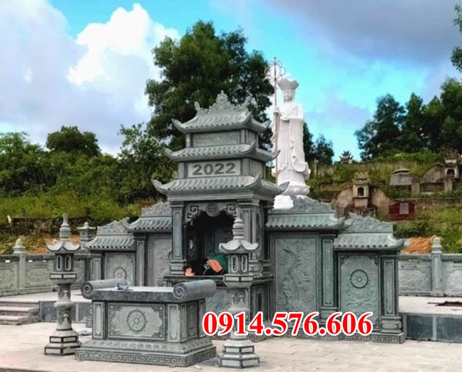Mẫu cây hương đá thờ nghĩa trang + am miếu bán hoà bình + củng kỳ đài