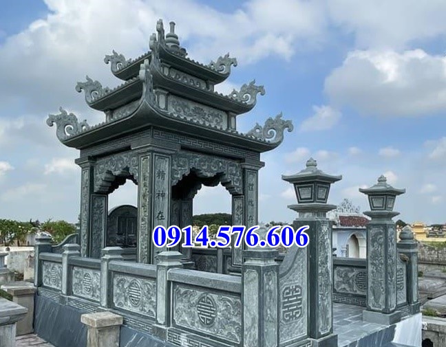 Mẫu cây hương đá thờ nghĩa trang + am miếu bán hoà bình + củng kỳ đài