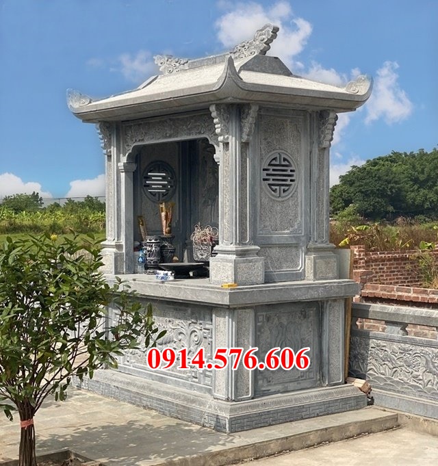 Mẫu cây hương đá thờ nghĩa trang + am miếu bán hoà bình + củng kỳ đài