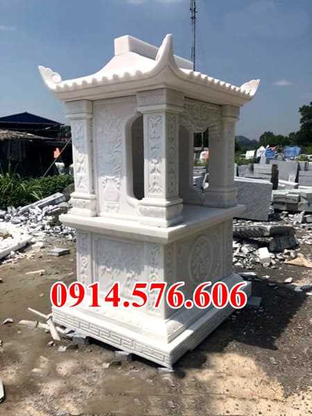 Mẫu cây hương đá thờ nghĩa trang + am miếu bán hoà bình + củng kỳ đài