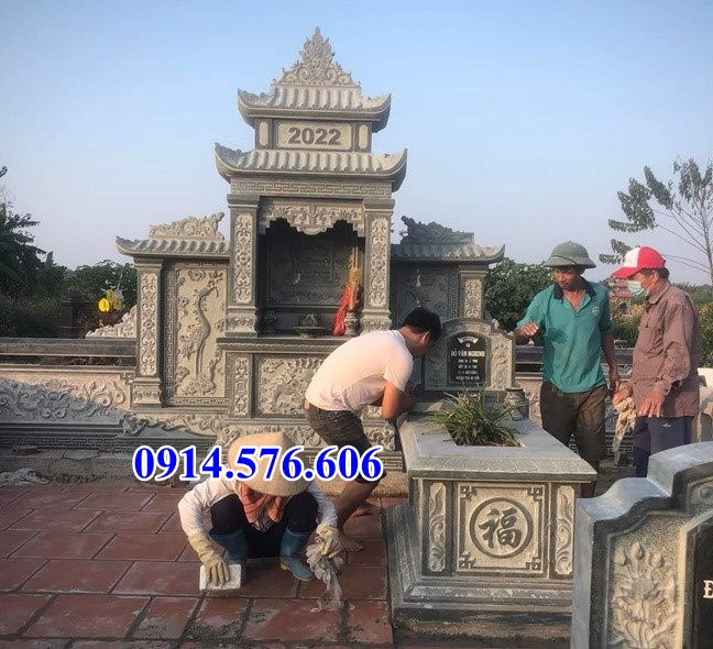 Mẫu 02+ cây hương thờ đá đẹp + lăng mộ nghĩa trang phú thọ + kỳ đài am