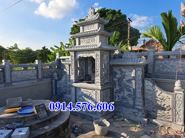 Mẫu 02+ cây hương thờ đá đẹp + lăng mộ nghĩa trang phú thọ + kỳ đài am
