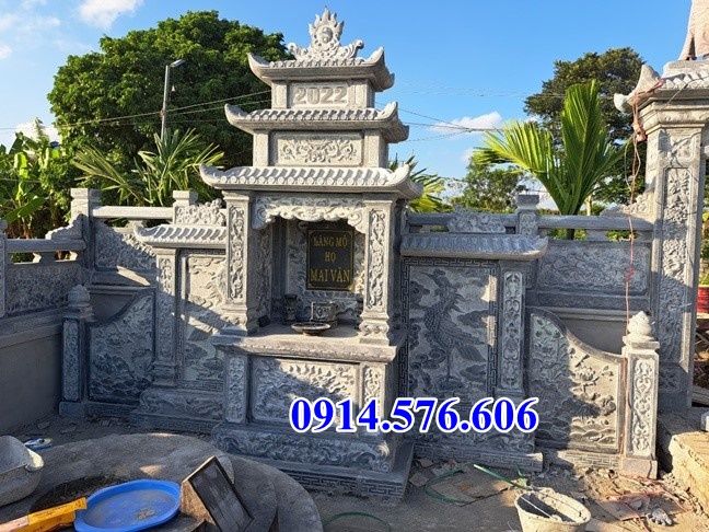 Mẫu 02+ cây hương thờ đá đẹp + lăng mộ nghĩa trang phú thọ + kỳ đài am