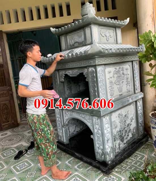 023 Mẫu lăng thờ đá đẹp + cây hương củng kỳ đài bán thái nguyên + am