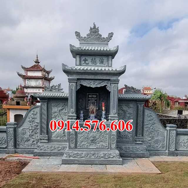023 Mẫu lăng thờ đá đẹp + cây hương củng kỳ đài bán thái nguyên + am
