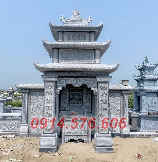 023 Mẫu lăng thờ đá đẹp + cây hương củng kỳ đài bán thái nguyên + am